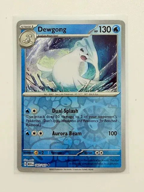 Dewgong. - Reverse #087 1