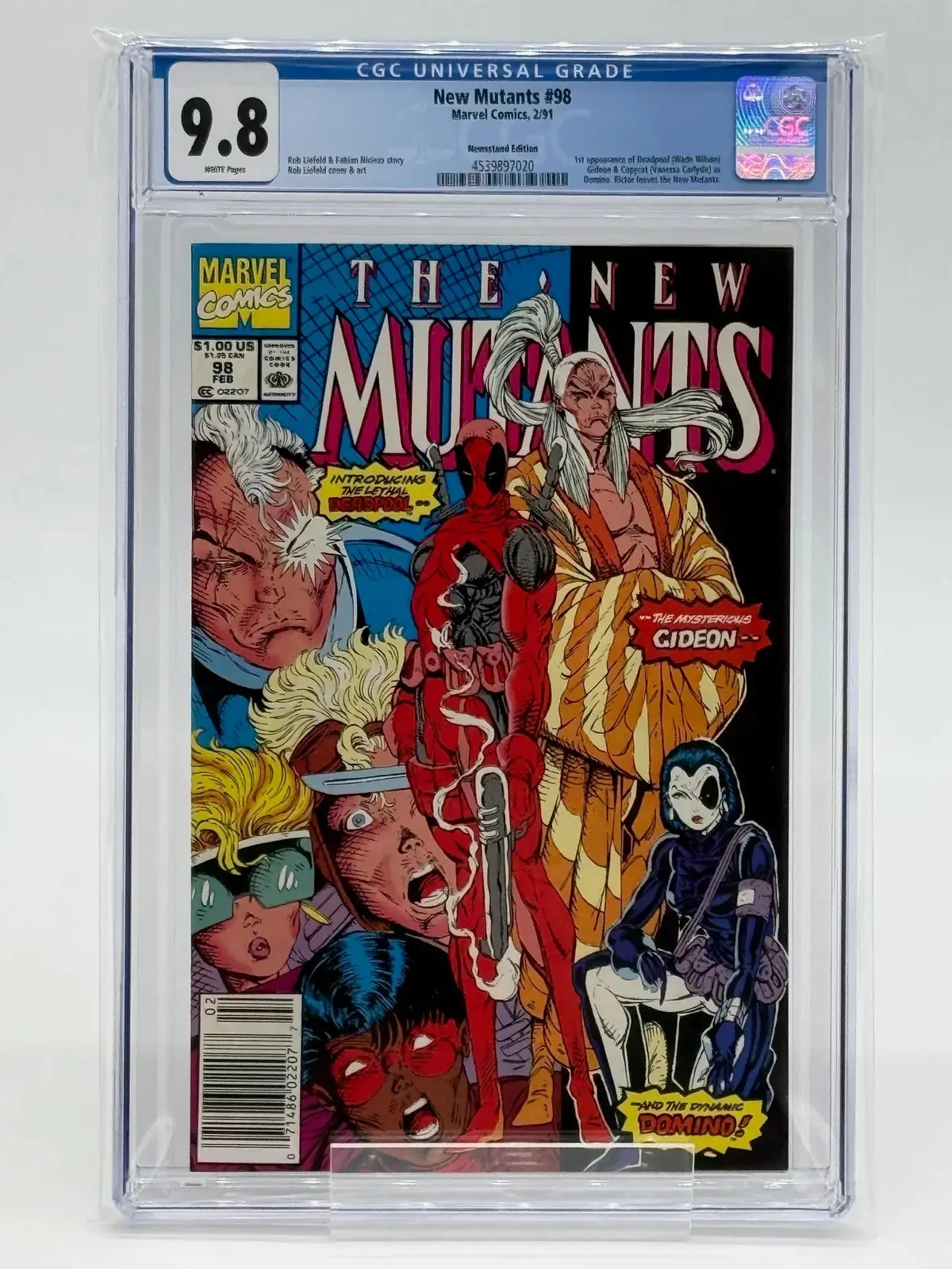 New Mutants Newsstand #98 Cgc 9.8 1