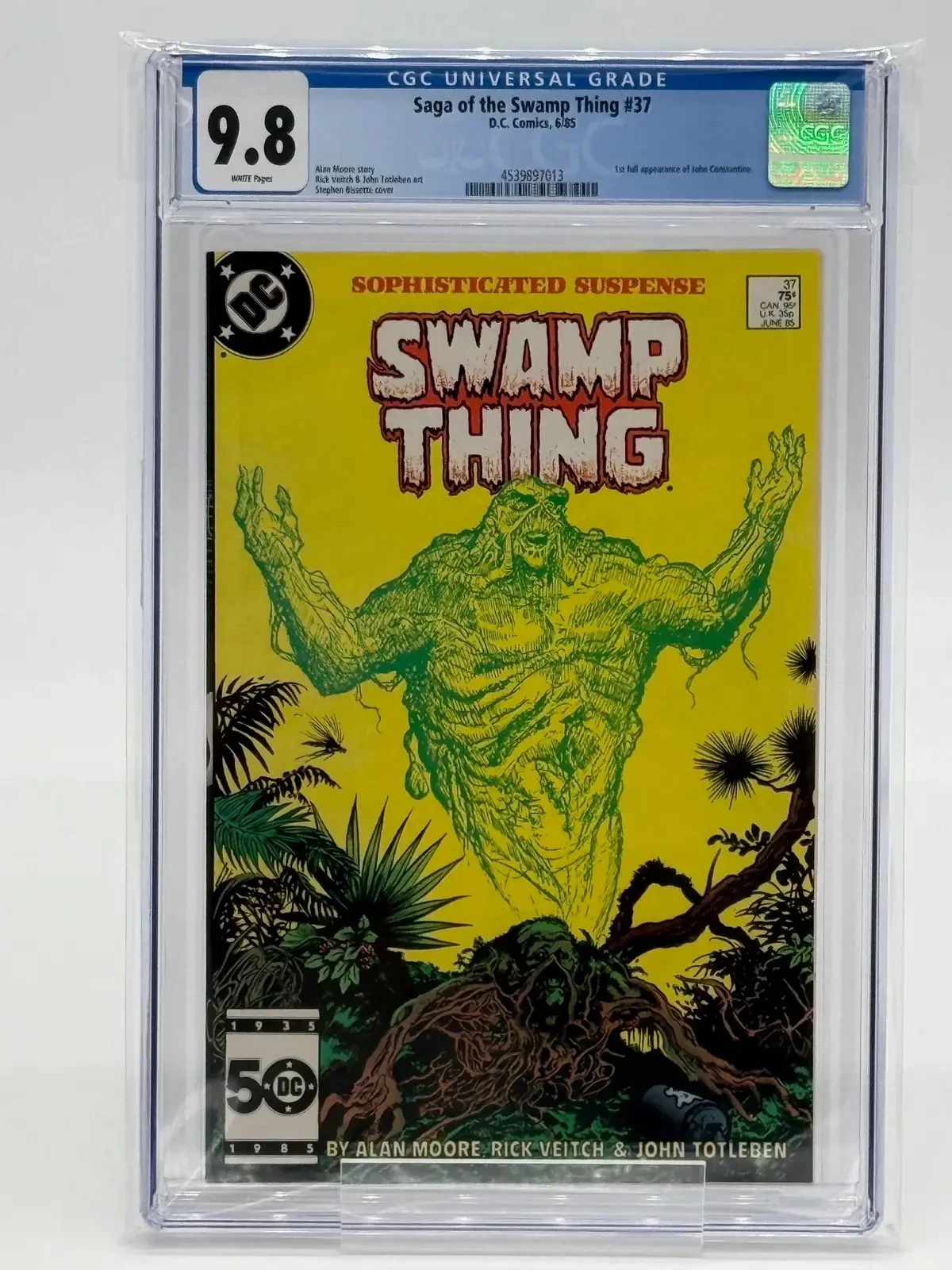 Saga Of The Swamp Thing #37 Cgc 9.8 1