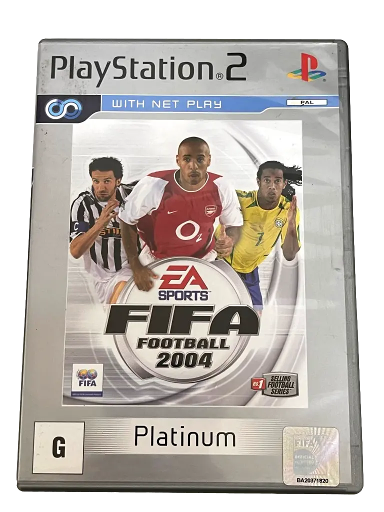 Fifa Football 2004 Ps2 (Platinum) Pal *Complete* (Preowned) 1