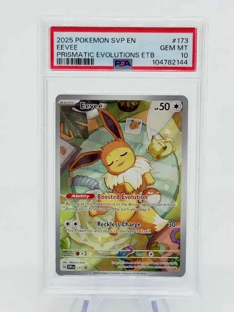 Psa 10 - Eevee Pokemon Promo #173 1