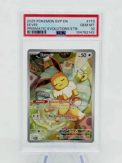 Psa 10 - Eevee Pokemon Promo #173 1