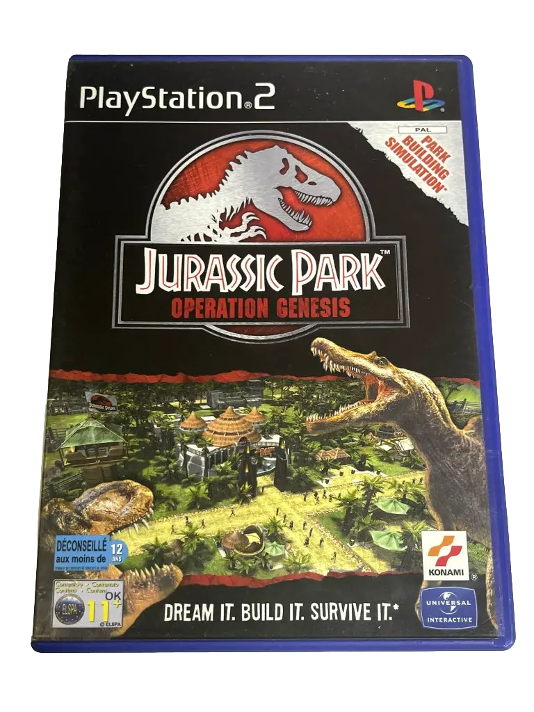 Jurassic Park Operation Genesis Ps2 Pal *No Manual* (Pre-Owned) 1