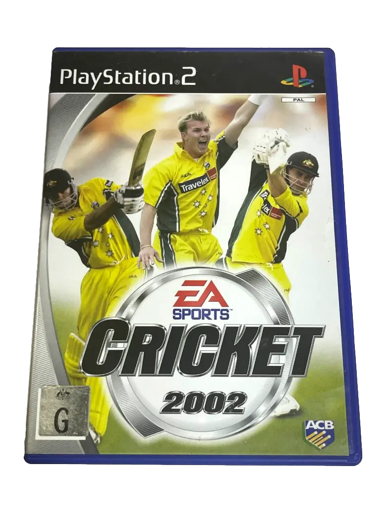 Cricket 2002 Ps2 Pal *No Manual* (Pre-Owned) 1