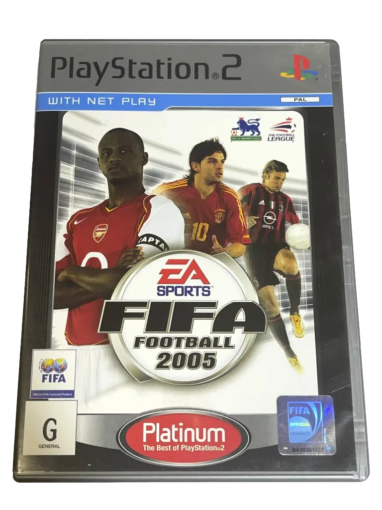 Fifa Football 2005 Ps2 (Platinum) Pal *Complete* (Preowned) 1
