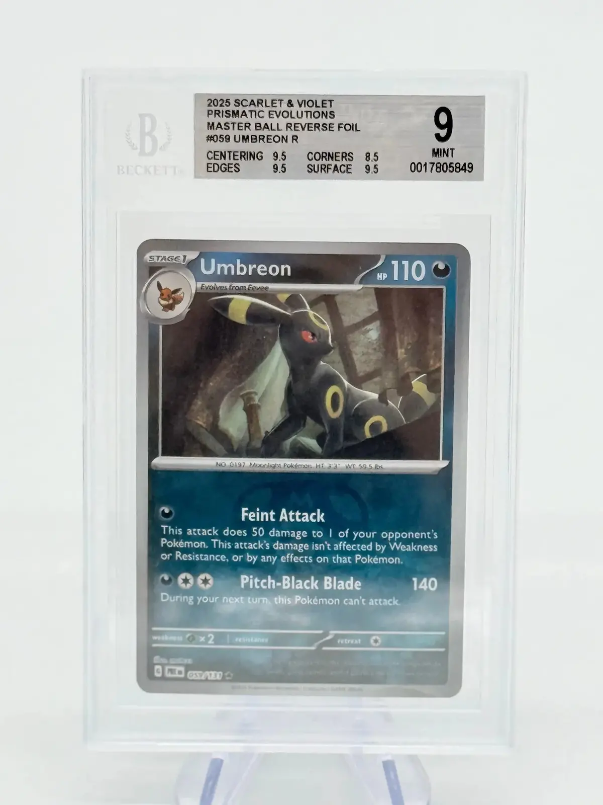 Bgs 9 - Umbreon Masterball #059 1