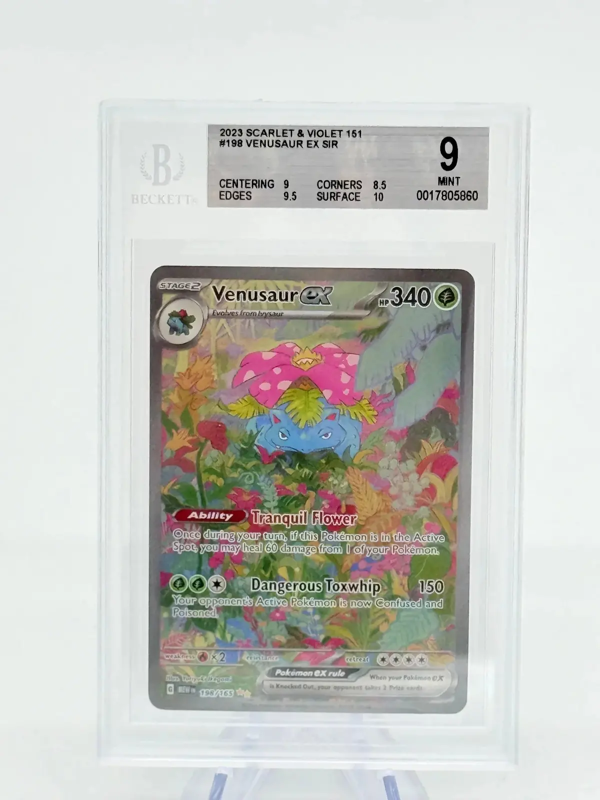 Bgs 9 - Venusaur Ex #198 1