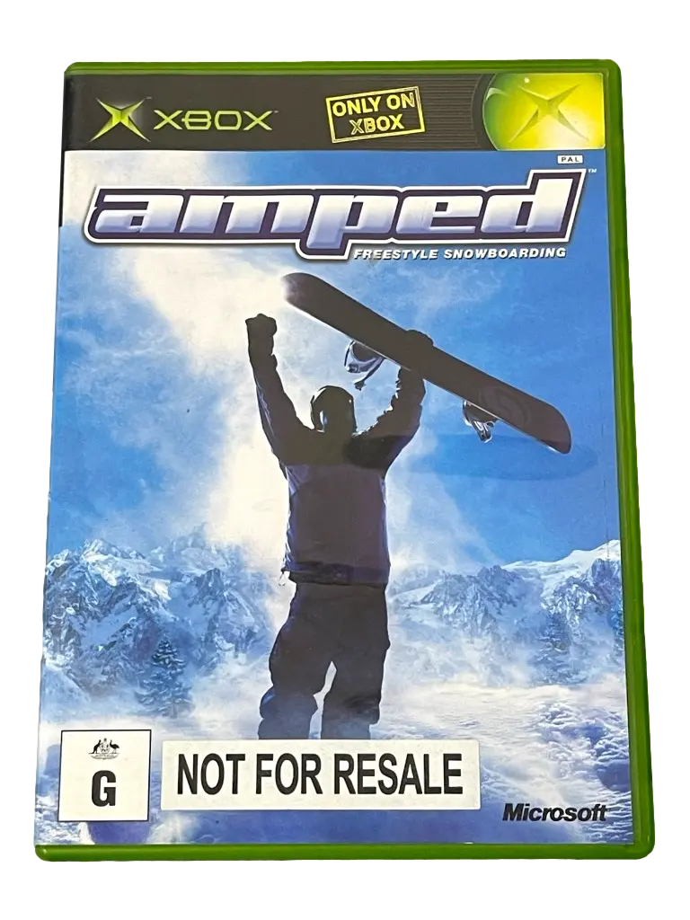 Amped Freestyle Snowboarding Xbox Original Pal *Complete* (Pre-Owned) 1