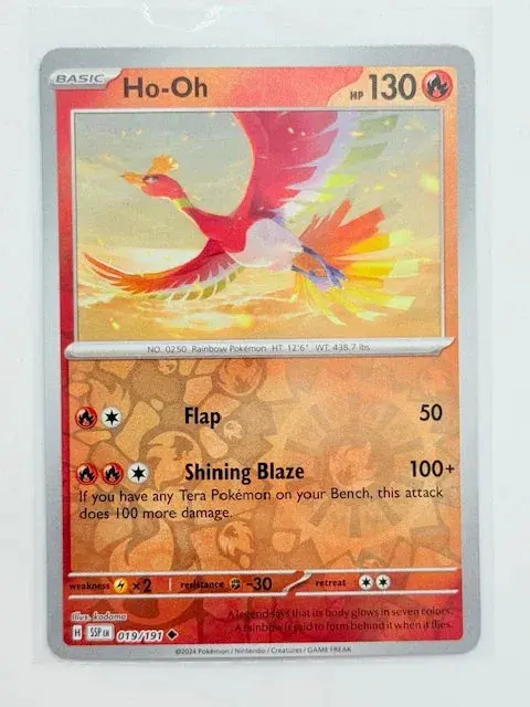 Ho-Oh. - Reverse Holo #019 1