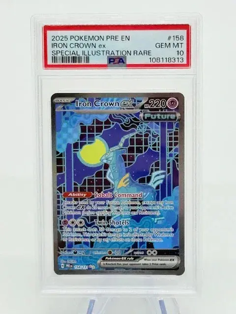 Psa 10 - Iron Crown Ex Sir #158 1