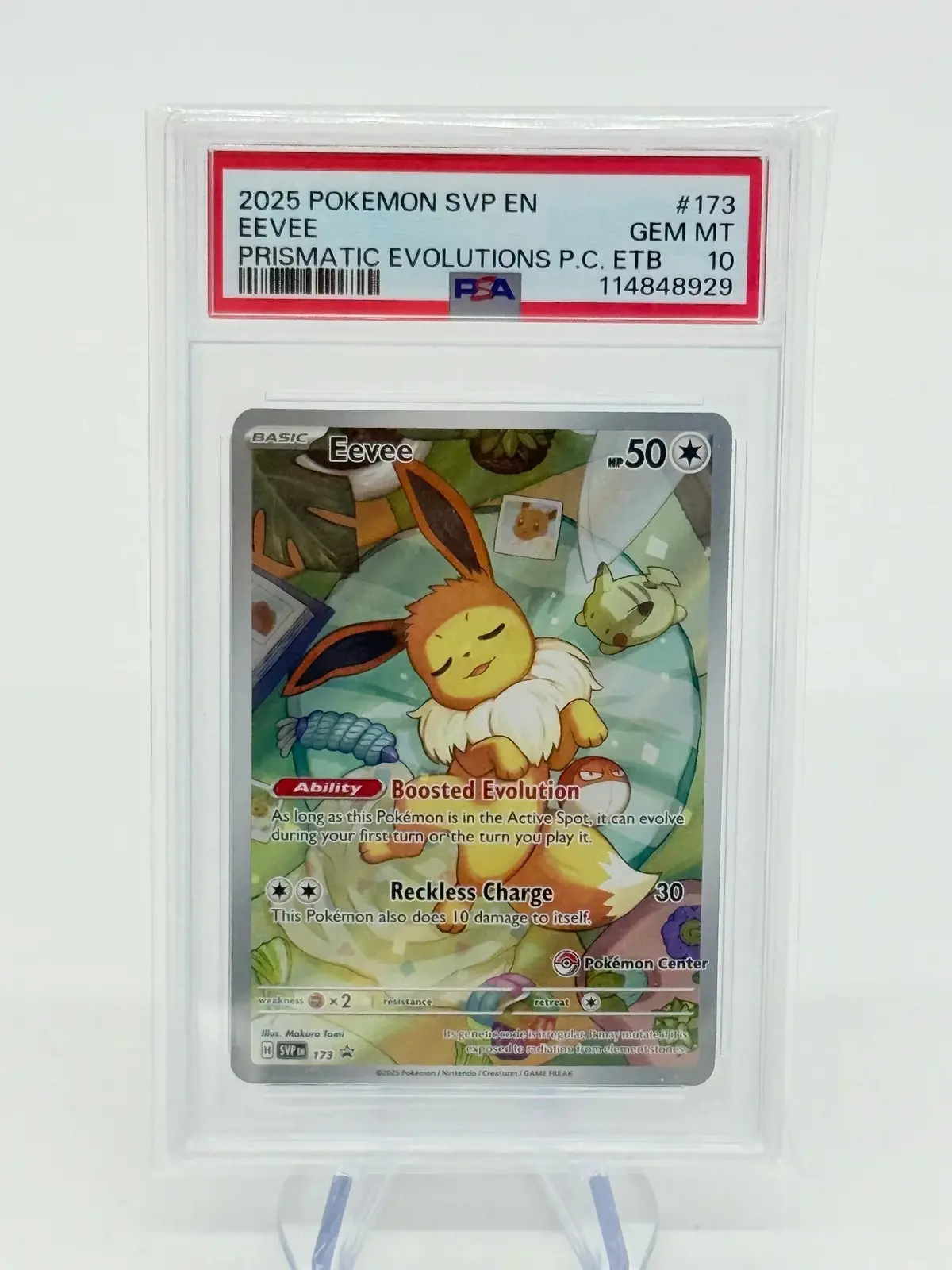Psa 10 - Eevee #173 Pokemon Center 1