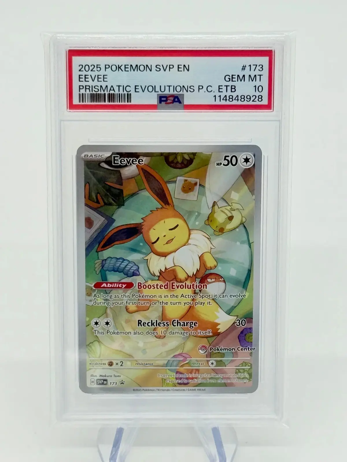 Psa 10 - Eevee #173 Pokemon Center 1