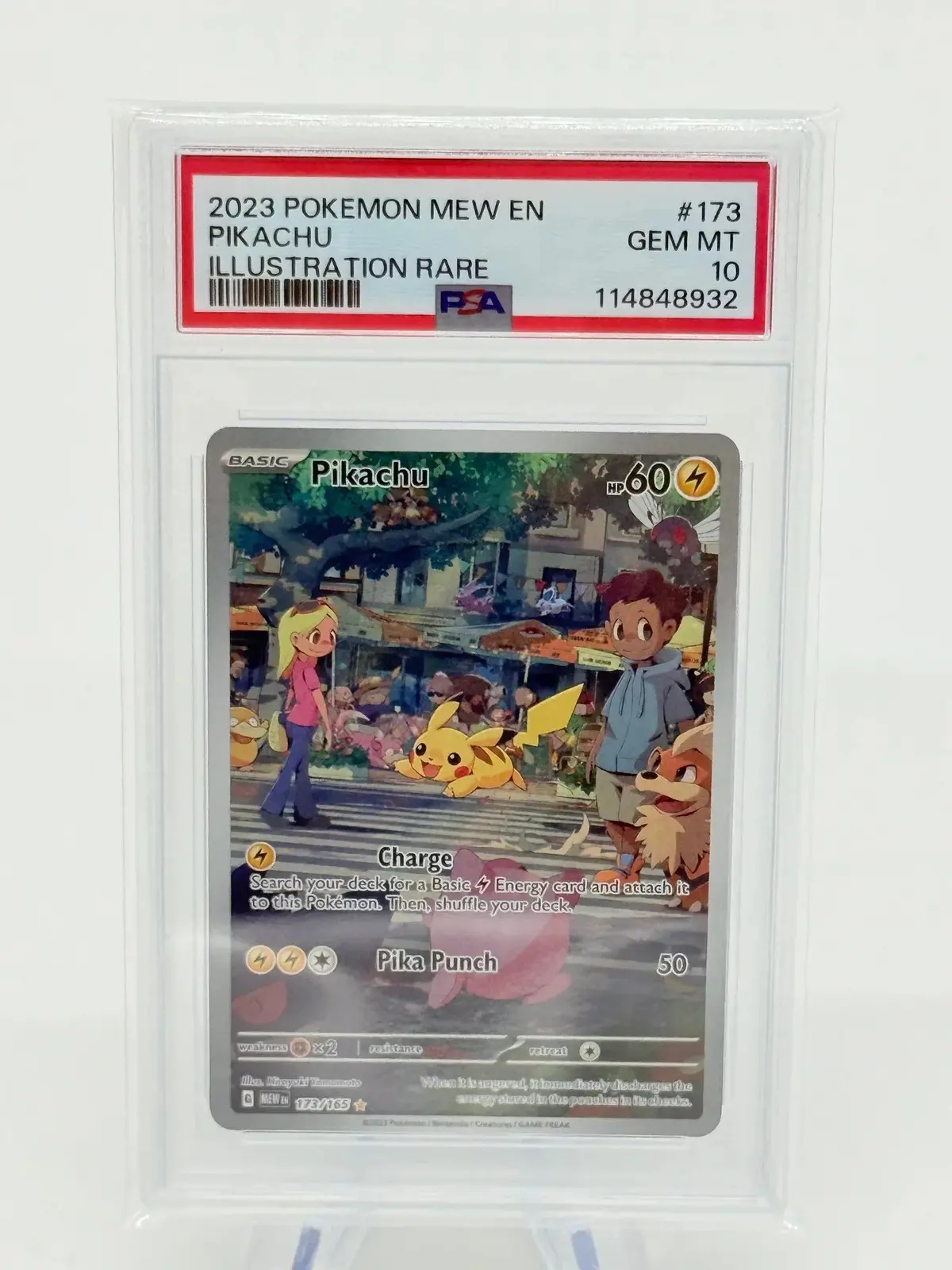 Psa 10 - Pikachu #173 1