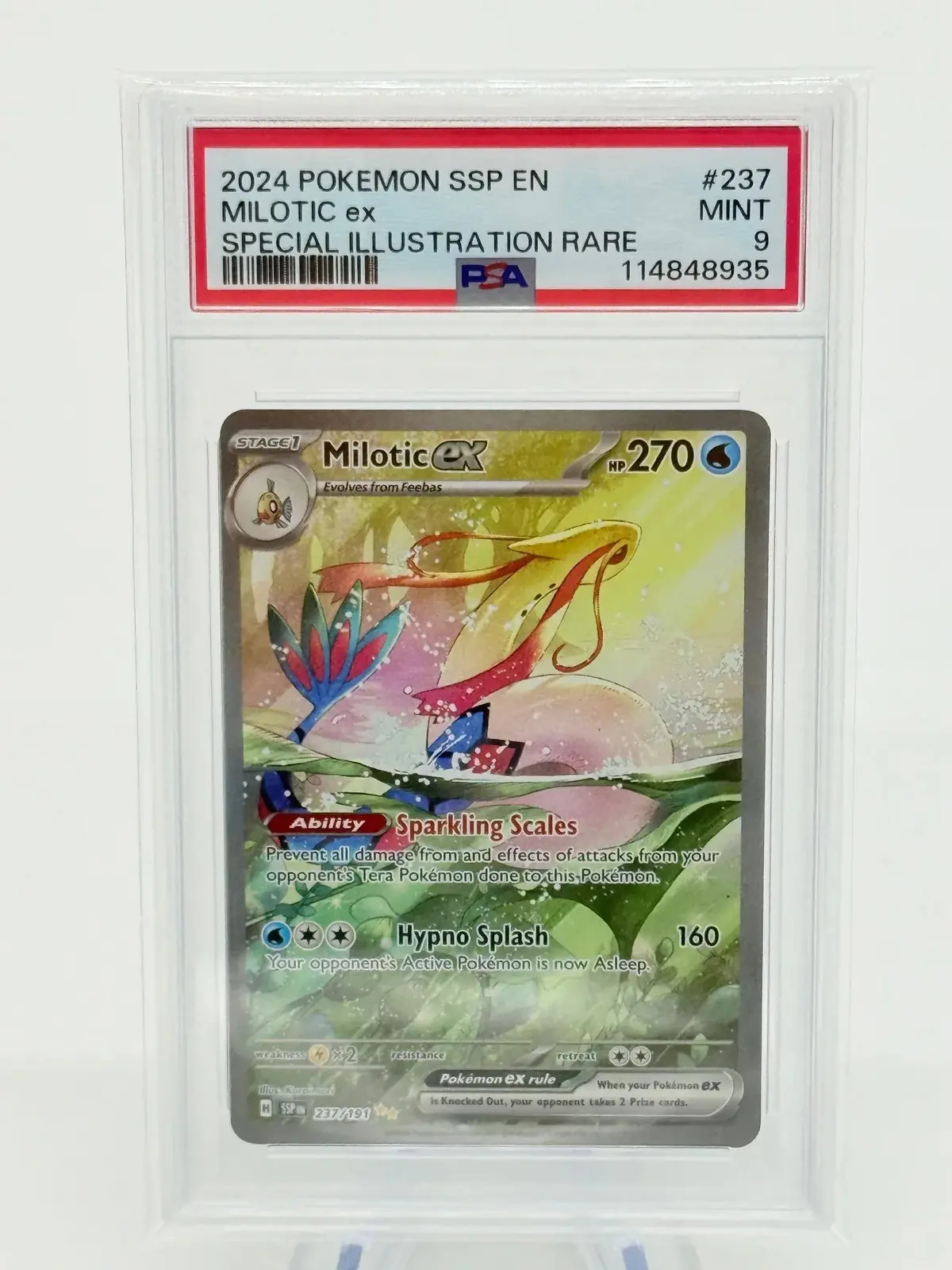 Psa 9 - Milotic Ex #237 1