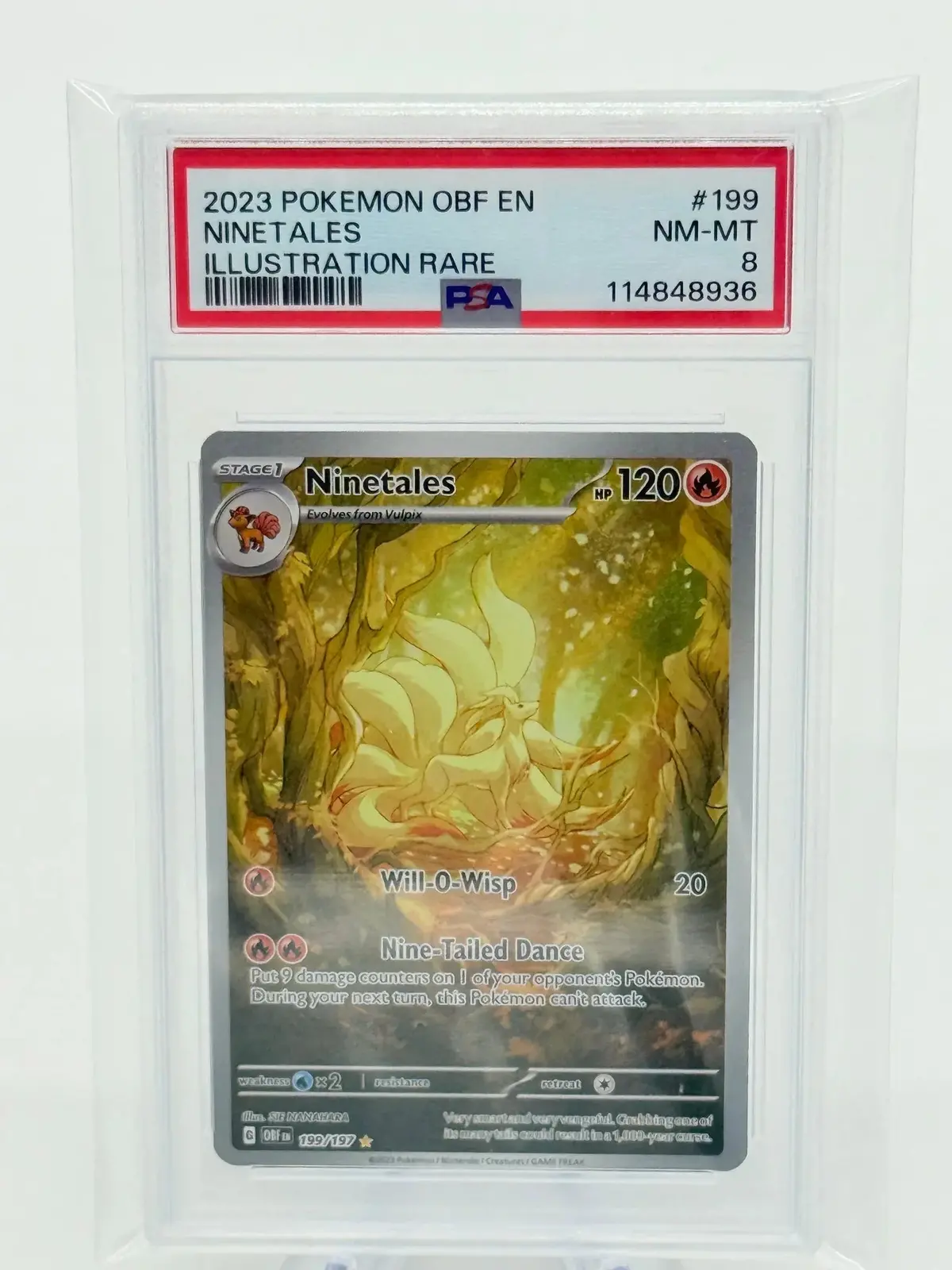 Psa 8 - Ninetales #199 1