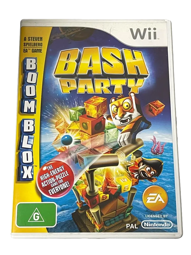 Boom Blox Bash Party Nintendo Wii Pal *No Manual*  (Preowned) 1