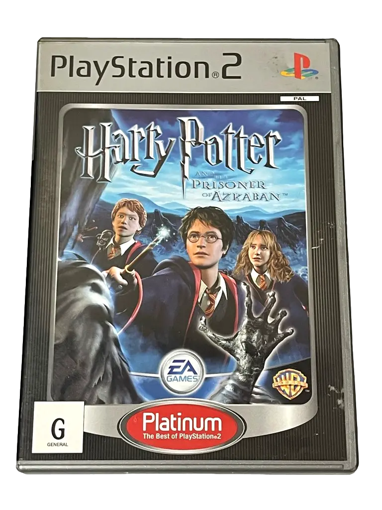 Harry Potter And The Prisoner Of Azkaban Ps2 (Platinum) Pal *Complete* (Preowned) 1