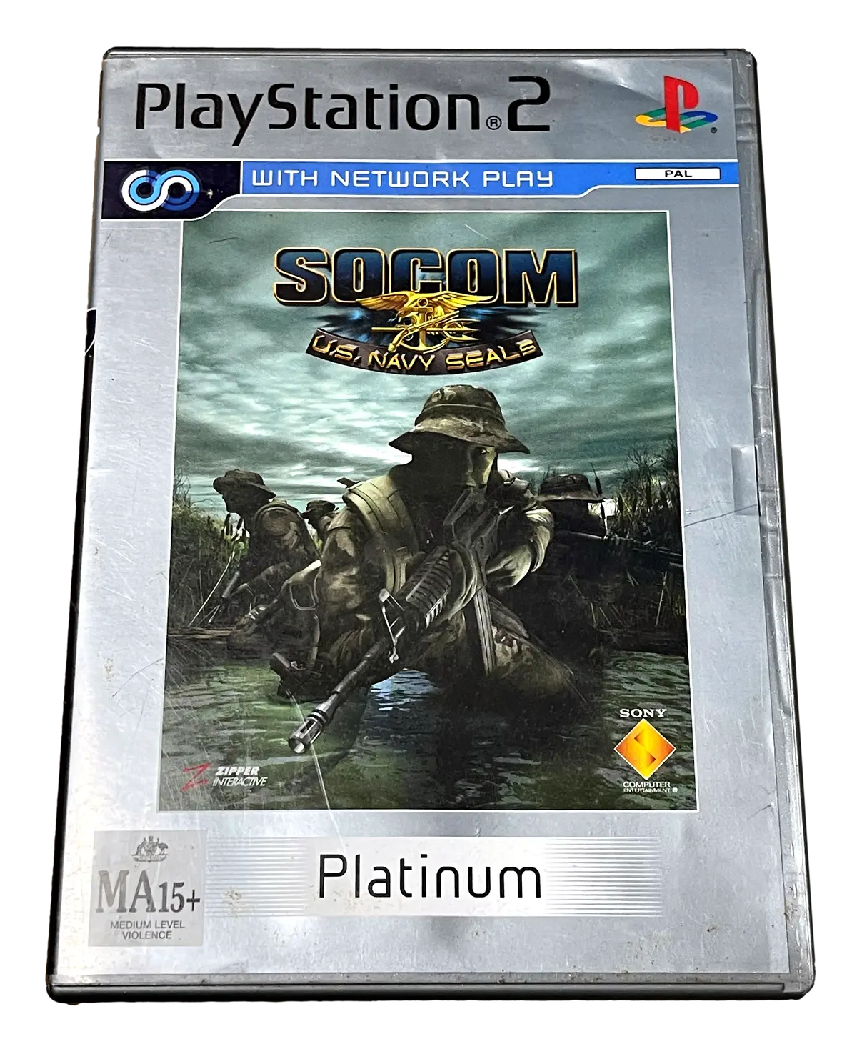 Socom Us Navy Seals (Platinum) Ps2 Pal *Complete* (Pre-Owned) 1