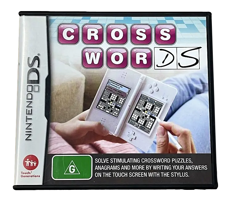 Crosswords Nintendo Ds 2Ds 3Ds Game *Complete* (Pre-Owned) 1