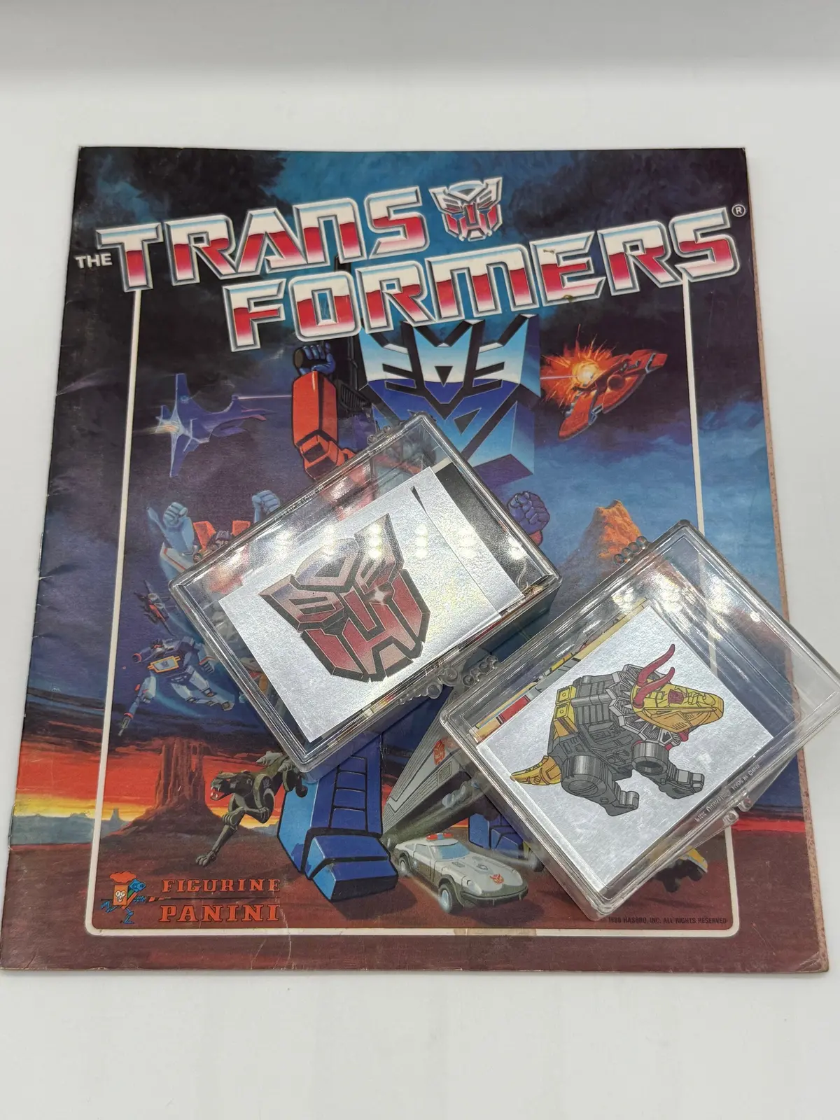 Rare 1986 Panini Transformers Sticker Album - 256 Un-Used Stickers - Complete 1