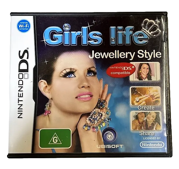 Girls Life Jewellery Style Ds 2Ds 3Ds Game *Complete* (Pre-Owned) 1