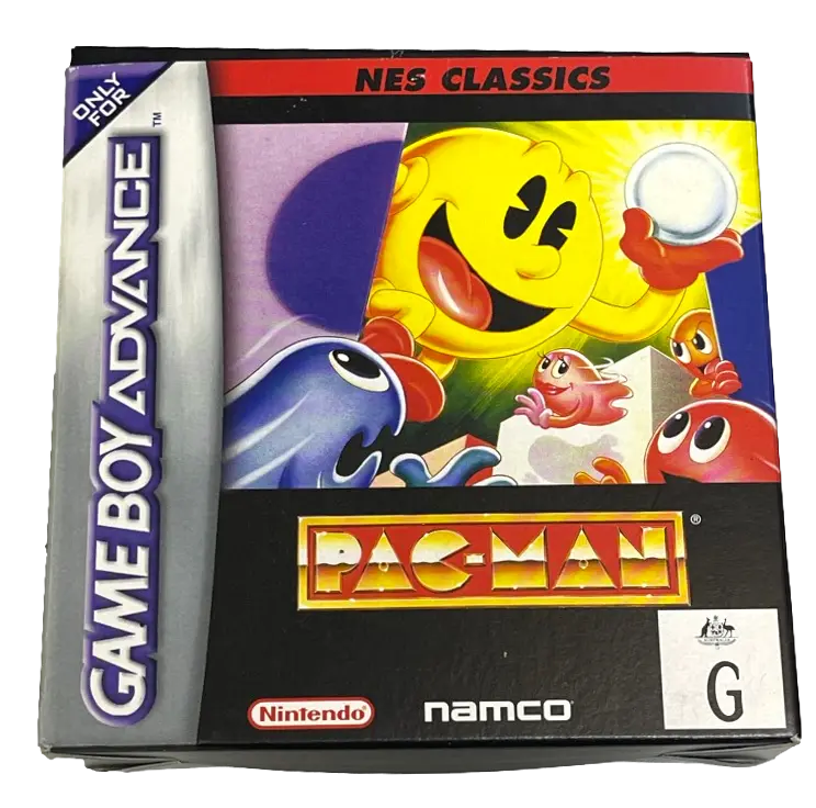 Pac-Man Nes Classic Nintendo Gameboy Advance Gba *Complete* Boxed (Preowned) 1