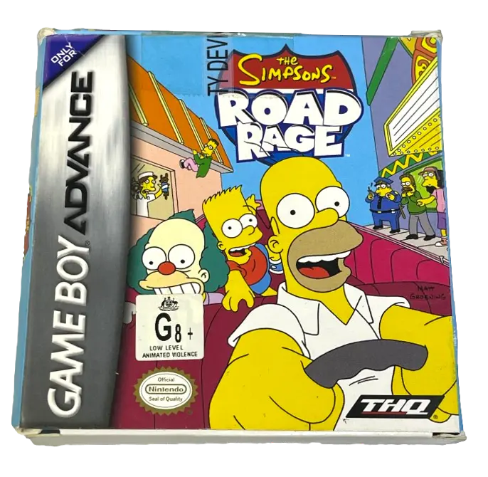 The Simpsons Road Rage Nintendo Gameboy Advance Gba *Complete* Boxed (Preowned) 1