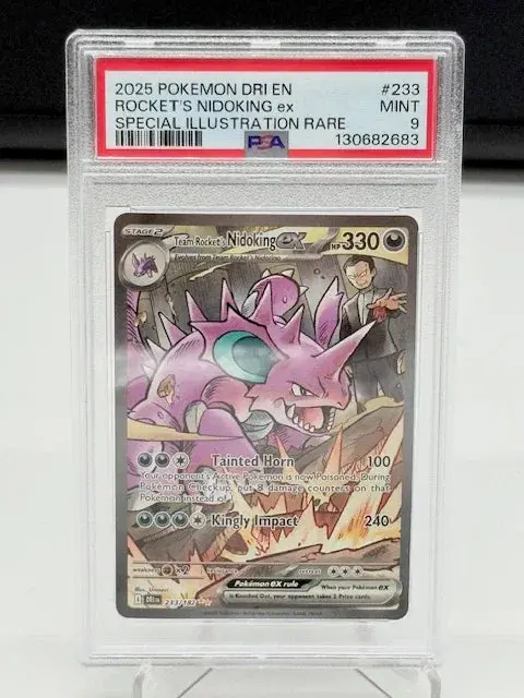 Psa 9 - Team Rocket Nidoking #233 1