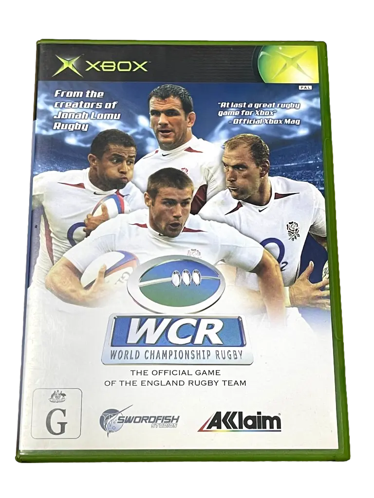 Wcr World Championship Rugby Xbox Original Pal *Complete* (Pre-Owned) 1