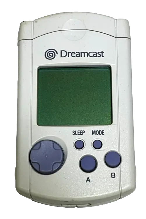 Genuine Sega Dreamcast Vmu Ntsc Pal - White Hkt-7000 (Preowned) 1