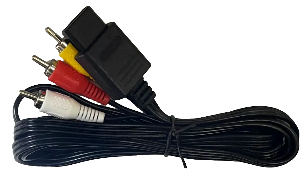 Av Cables Cord Connection For Super Nintendo Snes Rca 1.8M Aftermarket New 1