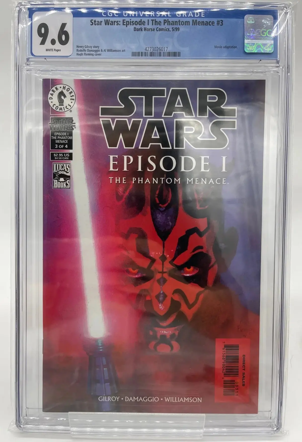 Star Wars - The Phantom Menace #3 - Cgc 9.6 1