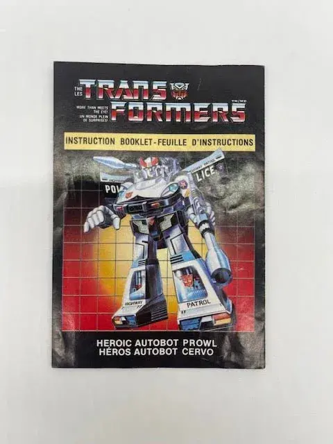 G1 Prowl Instructions 1