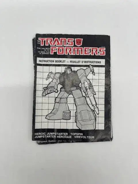 G1 Topspin Instructions 1