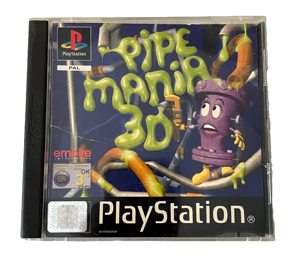 Pipe Mania 3D Ps1 Ps2 Ps3 Pal *No Manual* (Preowned) 1