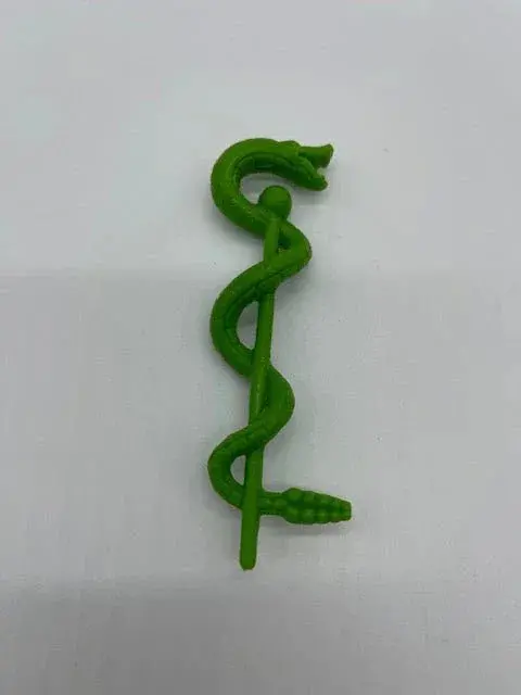 Motu - Snake Face Green Staff 1