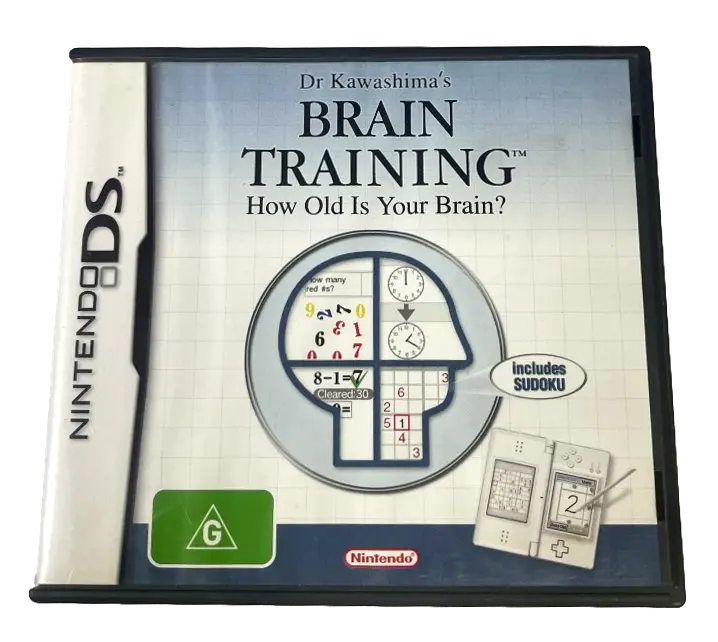 Brain Training Nintendo Ds 2Ds 3Ds Game *Complete* (Pre-Owned) 1