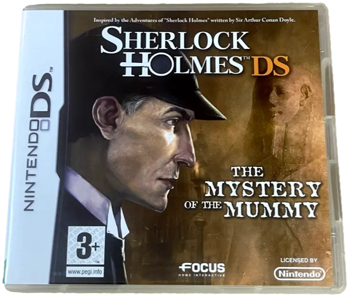 Sherlock Holmes The Mystery Of The Mummy Nintendo Ds 2Ds 3Ds Game *Complete* (Pre-Owned) 1