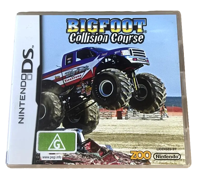 Bigfoot Collision Course Nintendo Ds 2Ds 3Ds Game *Complete* (Pre-Owned) 1
