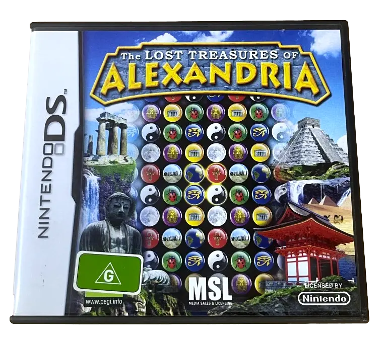The Lost Treasures Of Alexandria Nintendo Ds 2Ds 3Ds Game *Complete* (Pre-Owned) 1