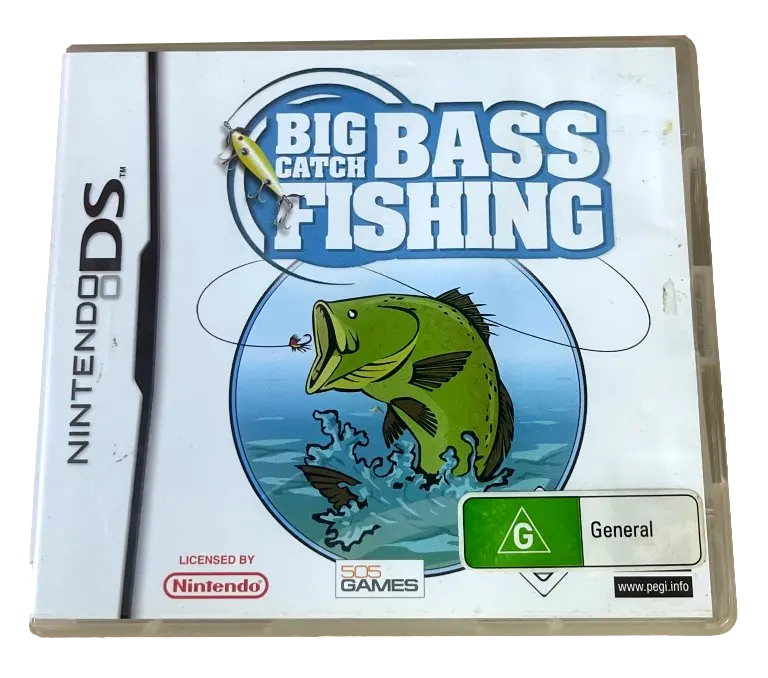 Big Catch Bass Fishing Nintendo Ds 2Ds 3Ds Game *No Manual* (Pre-Owned) 1