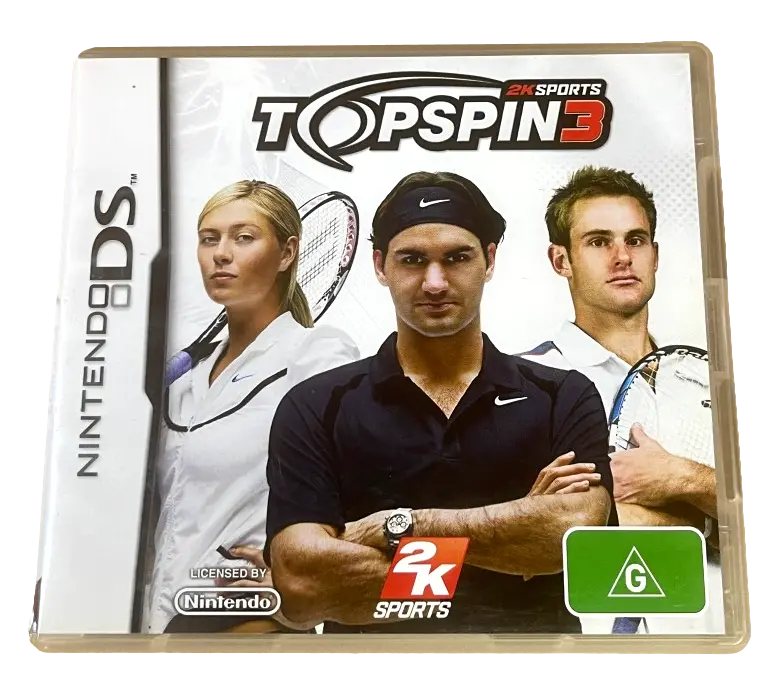 Top Spin 3 Ds 2Ds 3Ds Game *Complete* (Pre-Owned) 1