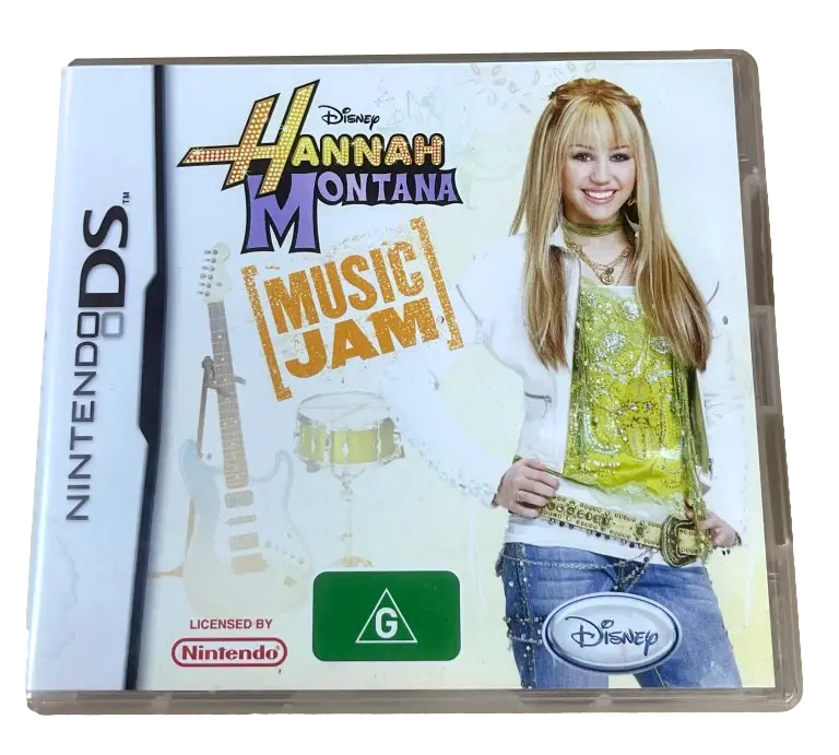 Hannah Montana Music Jam Ds 2Ds 3Ds Game *No Manual* (Pre-Owned) 1