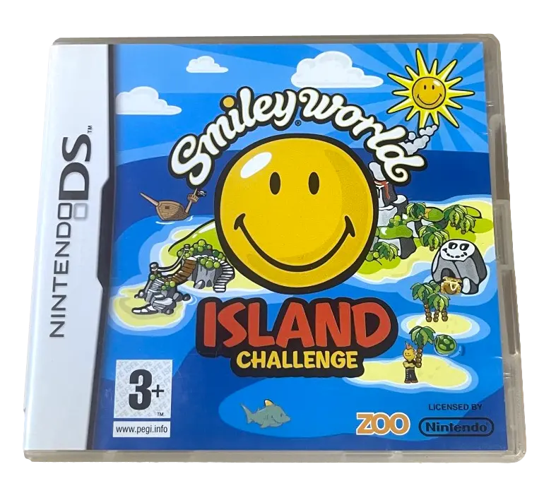 Smiley World Island Challenge Nintendo Ds 2Ds 3Ds Game *Complete* (Pre-Owned) 1
