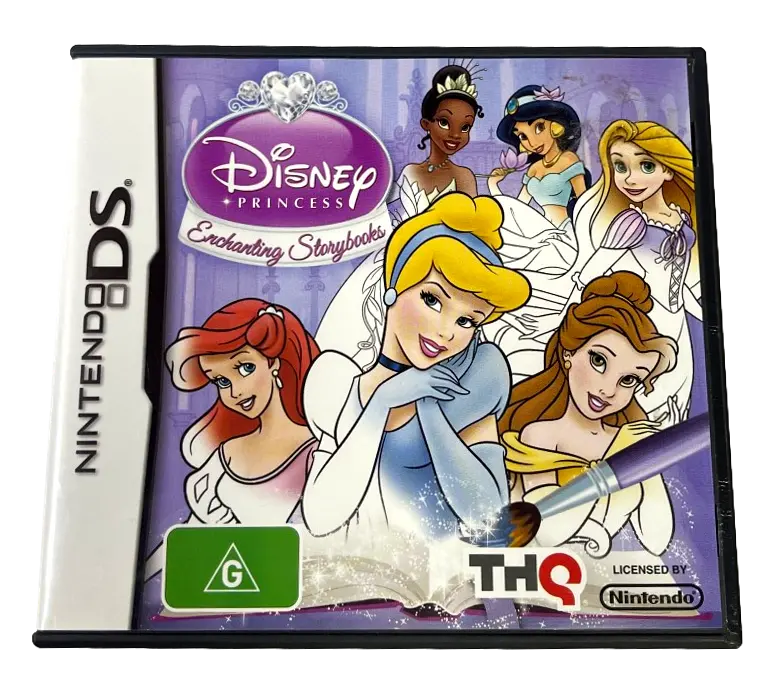 Disney Princess Enchanting Storybooks Ds 2Ds 3Ds Game *Complete* (Pre-Owned) 1
