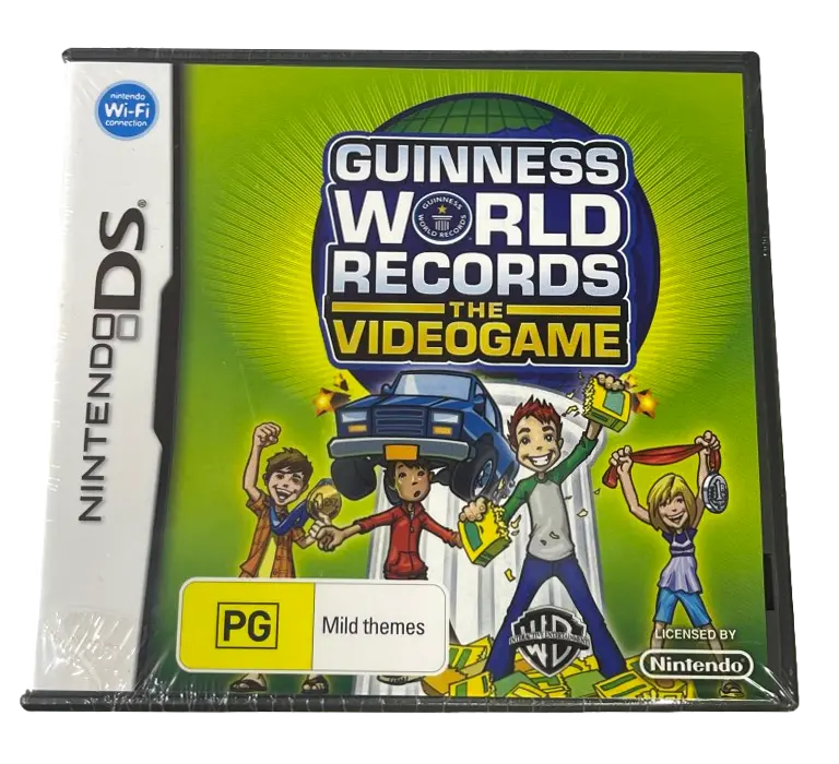 Guinness World Records Nintendo Ds 2Ds 3Ds Game *Sealed* 1