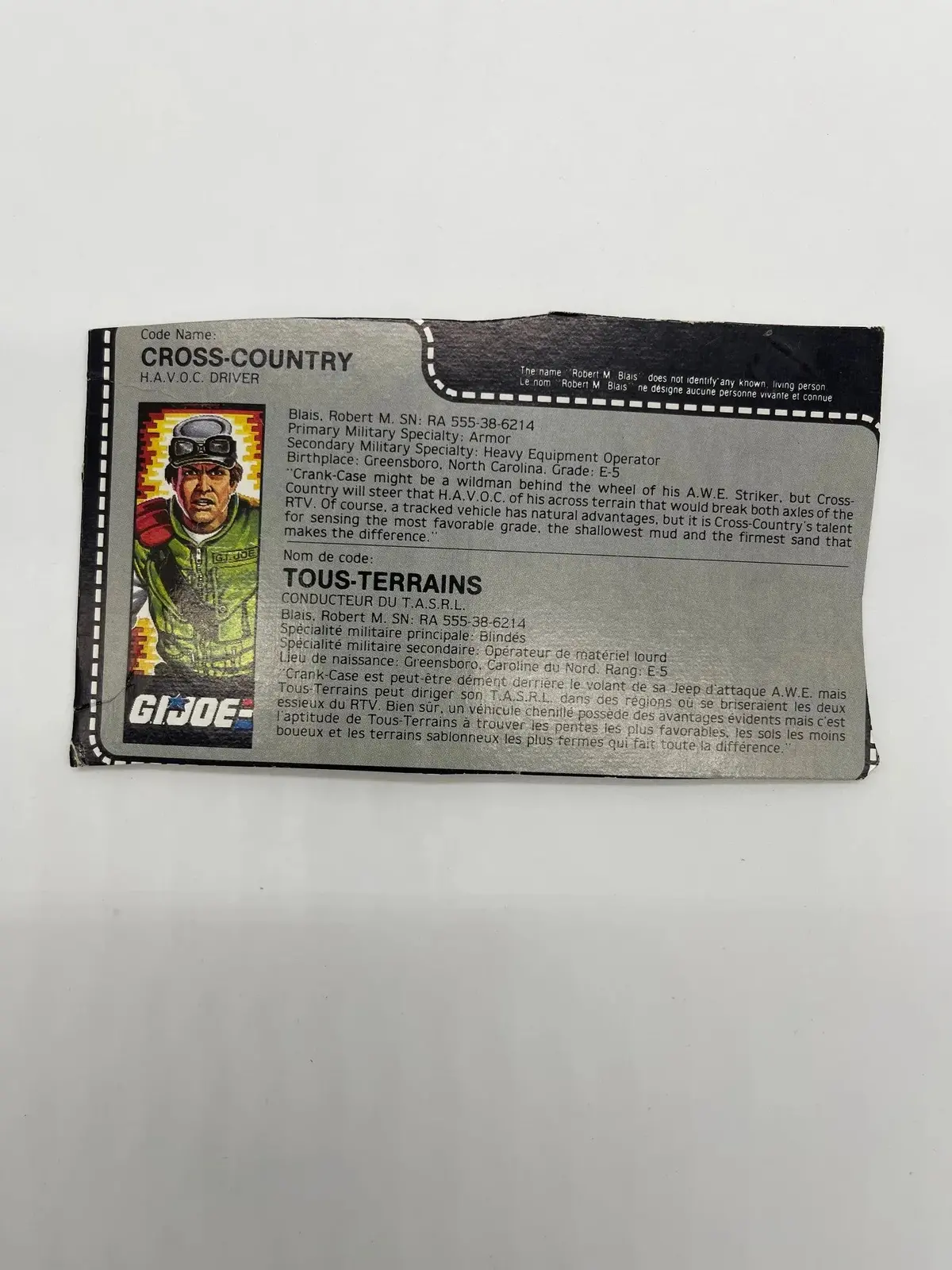 Cross Country File Card 1