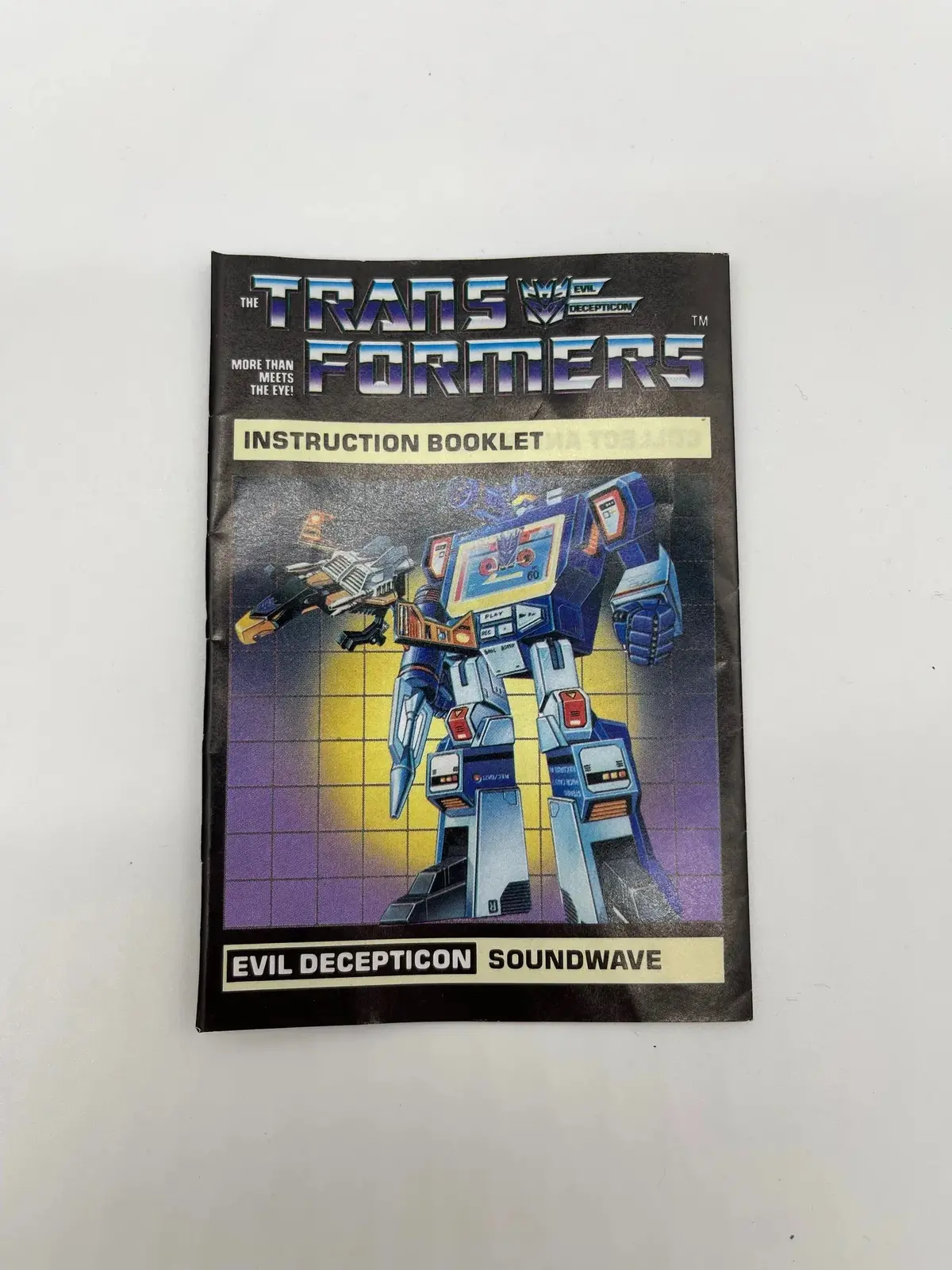 G1 Soundwave - Instruction Book 1