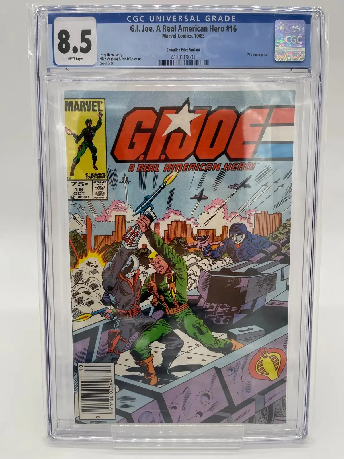 Gi Joe #16 - Cgc 8.5 1