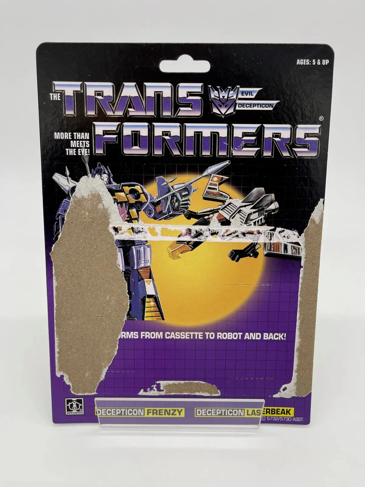 G1 Frenzy & Laserbeak Cardback 1